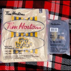 timBiebs tote bag and fanny pack